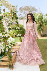 Alishba Kashif - ROYA BLUSH - pink - silk - 3 Piece